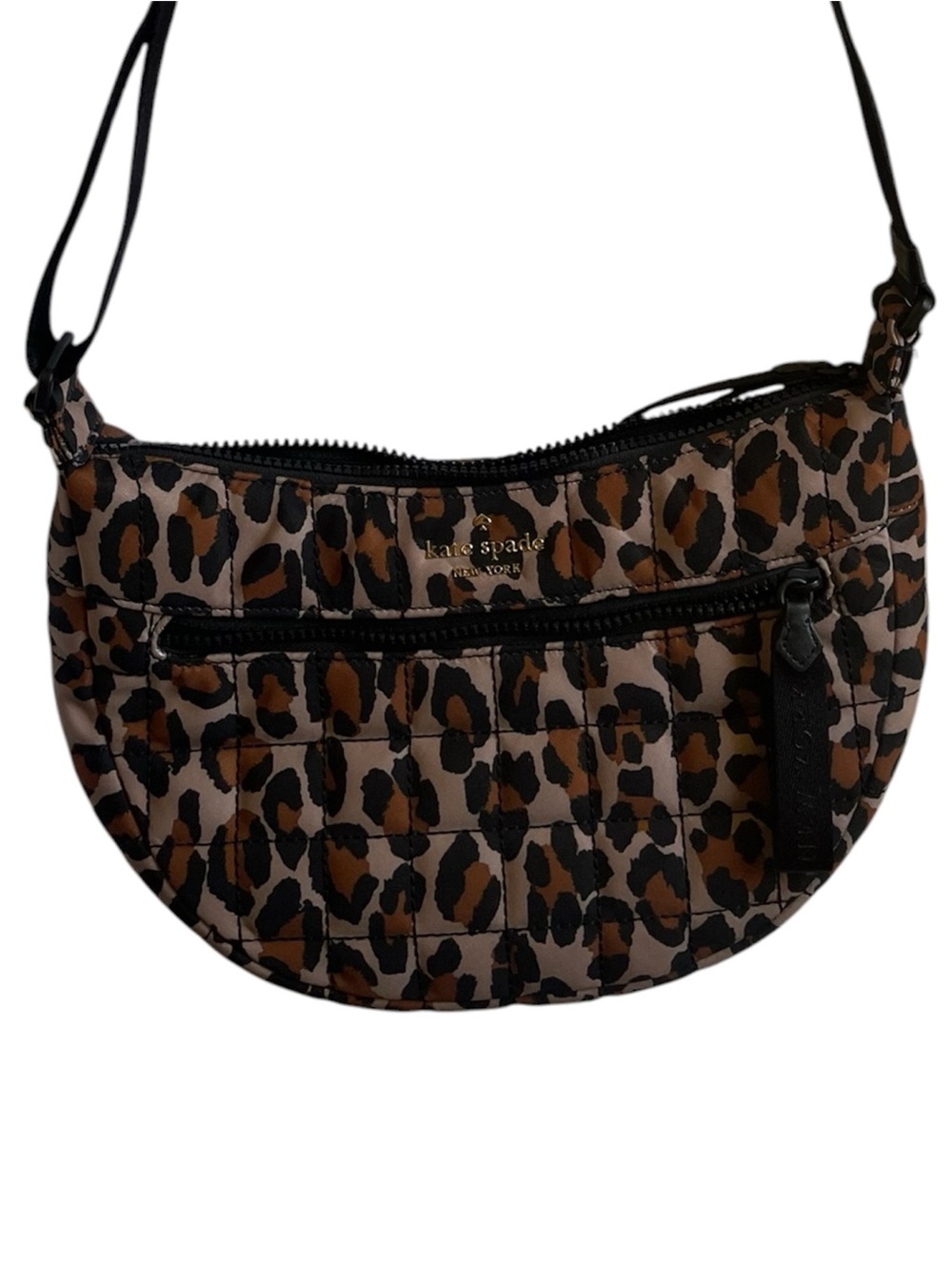 Kate Spade Camden Quilted Leopard Sling Crossbody Handbag KH407 - NWT **
